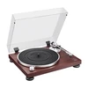 Audio Technica rankinis patefonas su diržu, RCA, medinis pagrindas AT-LPW50BT