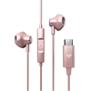 Ausinės Energy Sistem su laidu Earphones | EasyPods Type C | Su mikrofonu | USB-C | Rose Auksinė