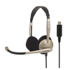 Koss | Ausinės | CS100USB | su laidu | Ant ausų uždedamos | Mikrofonas | Auksinė | Noise canceling