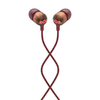 Ausinės Marley | Earbuds | Smile Jamaica | su laidu | į ausis įkišamos | Mikrofonas | Raudona
