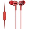 Sony MDR-EX155AP į ausis kišamos ausinės su mikrofonu, raudonos