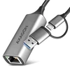 Axagon ADE-TXCA Karta jungiama į tinklą Gigabit Ethernet adapter, USB-C (USB-A redukcja) 3.2 Gen 1, instalacja automatinė