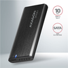 Kietasis diskas AXAGON išorinė USB-C 3.2 Gen 2 metalinė dėžutė M.2 SATA SSD diskams | EEM2-SBC