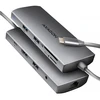 AXAGON HMC-8HLSA USB-C 3.2 Gen 1 šakotuvas, 3x USB-A + 4K/30Hz HDMI + SD / Micro SD, GLAN, garsas, PD 100 W, 20 cm USB-C laidas