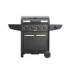 Barbecook Gas Barbecue Luca 412 with Cabinet and Sideburner, 145.4 x 60.3 x 112.3 cm | BC-GAS-3100