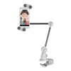 Laikiklis Barkan Portable, Foldable-Arm, Multi-Position Išmanusis telefonas &amp; Planšetė Mount T580 Other, Full motion, 4-12 ", Baltas