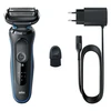 Braun | Shaver | 51-B1000s | Operating time (max) 50 min | Wet &amp; Dry | Juodas/Mėlyna