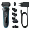 Braun | Shaver | 51-M4500cs | Operating time (max) 50 min | Wet &amp; Dry | Juodas/Mėlyna