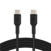 BELKIN BRAIDED USB-C TO USB-C CABLE,1M, Juodas