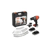 Smūginis gręžtuvas Black & Decker su 80 priedų ir dėklu