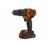 Black & Decker Juodas & DECKER Cordless Drill/Driver | BDCHD18KB-QW | 18 V | 2x1.5 Ah | Li-Ion