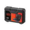Black &amp; Decker Juodas &amp; Decker Juodas ir DECKER | 32 dalių gręžimo ir atsukimo rinkinys | A7216-XJ