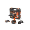 Akumuliatorinis gręžtuvas Black&amp;Decker BCD003MEM2K-QW,18V, 2x2,5Ah