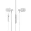 LogiLink BONBON ausinės su 3,5 mm lizdo jungtimi ir integruotu mikrofonu, balta