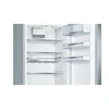 Bosch KGE398IBP Serija 6, Laisvai statomas šaldytuvas-šaldiklis su šaldiklio skyriumi apačioje, 201 x 60 cm, Šlifuotas plienas, atsparus pirštų atspaudams