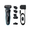Braun | Shaver | 51-M4500cs | Operating time (max) 50 min | Wet &amp; Dry | Juodas/Mėlyna