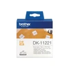 Brother Brolis | DK-11221 kvadratinė popierinė etiketė | Baltas | DK | 23 mm