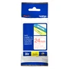 Brother | TZe-252 Laminated Tape | Raudona on Baltas | TZe | 8 m | 2.4 cm