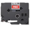Brother | TZe-435 Laminated Tape | Baltas on Raudona | TZe | 8 m | 1.2 cm