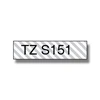 Brother TZe-S151 stipri lipni laminuota juosta Juodas ant Clear, TZe, 8 m, 2,4 cm