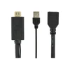 GEMBIRD A-HDMIM-DPF-01 aktyvus 4K HDMI į DisplayPort adapteris, juodas
