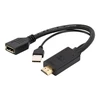 GEMBIRD A-HDMIM-DPF-01 aktyvus 4K HDMI į DisplayPort adapteris, juodas
