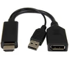 GEMBIRD A-HDMIM-DPF-01 aktyvus 4K HDMI į DisplayPort adapteris, juodas