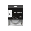 GEMBIRD CCP-USB2-AMBM-6G USB 2.0 A-B 1.8m kabelis, pilkos spalvos