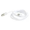 Gembird „Cablexpert“ medvilninis pintas „Micro-USB“ laidas su metalinėmis jungtimis, 1,8 m, sidabrino spalvos, lizdinėje plokštelėje | „Cablexpert“