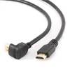 Gembird Cablexpert | HDMI didelės spartos 90 laipsnių kištukas į tiesų kištuką, 19 kontaktų, auksiniu dangteliu dengtos jungtys | HDMI 19 kontaktų kištukas | HDMI 90 laipsnių kištukas | 1,8 m
