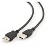 Gembird Cablexpert | USB 2.0 A tipo kištukas, A tipo lizdas | USB-A į USB-A