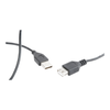 GEMBIRD CC-USB2-AMAF-75CM/300-BK USB 2.0 A - A-lizdas 75cm laidas Juodas