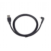 Gembird Cablexpert USB A - MicroUSB B, 1,8 m kampinis mikro-USB laidas, USB A, Micro-USB B, 1,8 m, Juodas