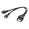 GEMBIRD A-OTG-AFBM-04 cable USB OTG AF to micro BM + micro BF 0.15 m