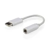 Gembird Cablexpert | USB C tipo kištuko ir stereo 3,5 mm garso adapterio laidas, Baltas | A-CM-3.5F-01