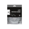 Cablexpert UTP Cat6 Patch cord, pilkas, 5 m
