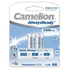 Camelion | AA/HR6 | 2300 mAh | „AlwaysReady“ įkraunamos baterijos Ni-MH | 2 vnt.