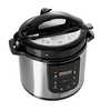 Camry | Pressure cooker | CR 6409 | 1500 W | Alluminium pot | 6 L | Number of programs 8 | Nerūdijantis plienas/Juodas