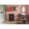 Candy | Skalbimo mašina | RP 496BWMBCB/1-S | Energy efficiency class A | Front loading | Skalbimo talpa 9kg | 1400 RPM | Gylis 53 cm | Plotis 60 cm | Ekranas | TFT | Steam function | Wi-Fi | Glossy Juodas +DOVANA Hoover dulkių siurblys