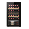 Candy | Wine Cooler | 438063 | Energy efficiency class G | Free standing | Bottles capacity 34 | Juodas +DOVANA Hoover dulkių siurblys