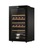 Candy | Wine Cooler | 438063 | Energy efficiency class G | Free standing | Bottles capacity 34 | Juodas +DOVANA Hoover dulkių siurblys