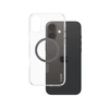 Panzer Glass CARE Flagship dėklas su Juodas MagSafe iPhone 16 Plus, skaidrus