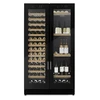 Caso | Wine Cooler | WineChef Duo 122 | Energy efficiency class G | Free standing | Bottles capacity 122 | Juodas