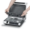 Caso Dvigubas kontaktinis grilis su termokontrole | SteakMaster Pro | Kontaktinis grilis | 2000 W | Nerūdijančio plieno / juoda