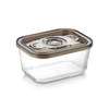 Caso Glass Vacuum Container with Plastic Lid | VacuBoxx Eco M | Transparent