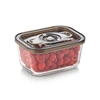 Caso Glass Vacuum Container with Plastic Lid | VacuBoxx Eco M | Transparent