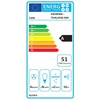 CATA Hood | THALASSA 600 GBK | Wall mounted | Energy efficiency class A | Plotis 60 cm | 811 m³/h | Electronic | LED | Juodas Glass