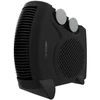 Cecotec ReadyWarm 2000 Max Dual Juodas | Fan heater | 2000 W | Number of power levels 3 | Suitable for rooms iki 20 m² | Juodas