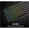 CORSAIR K55 CORE RGB Klaviatūra žaidimams RGB LED pašvietimas Juodas