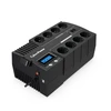 CYBERPOWER BR700ELCD Line-Interactive UPS 700VA/390W GreenPower energijos taupymo technologija LCD USB 4+4 Schuko